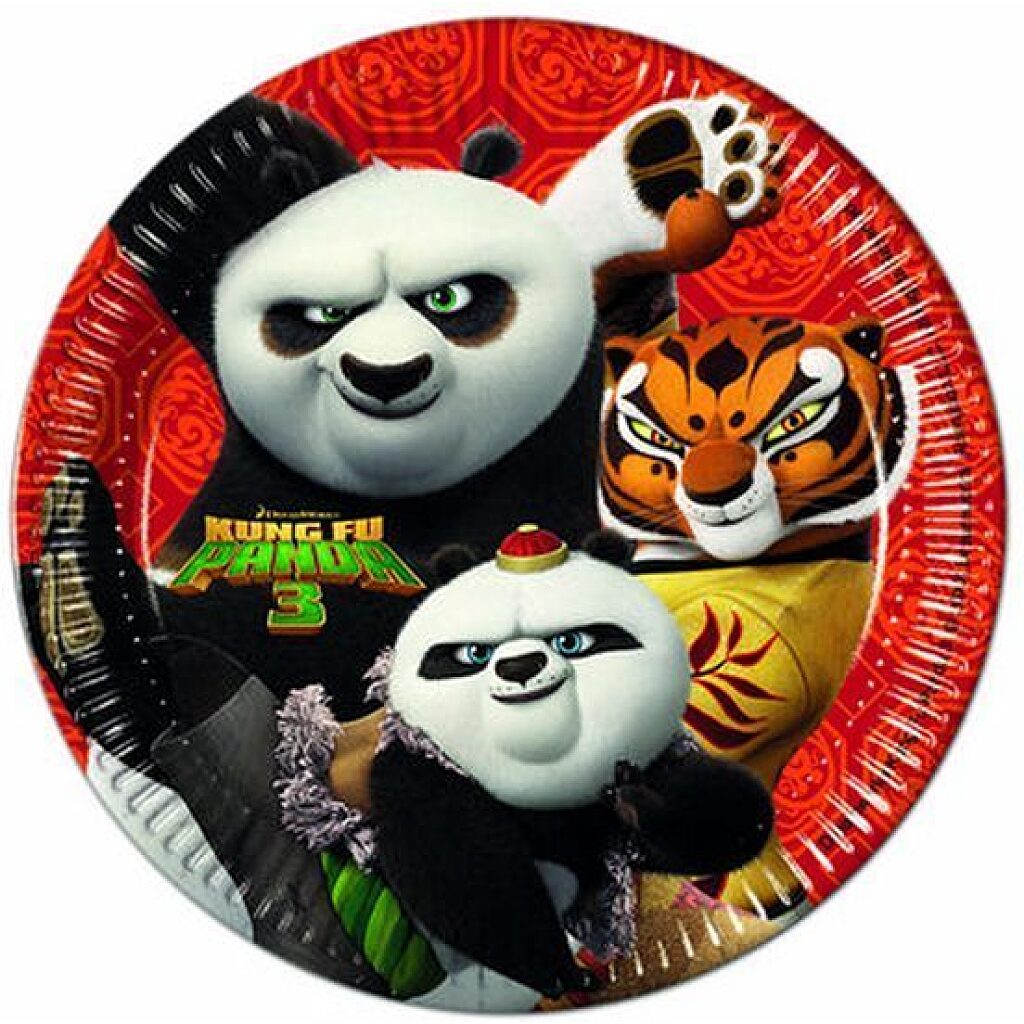 Kung Fu Panda papír tányér