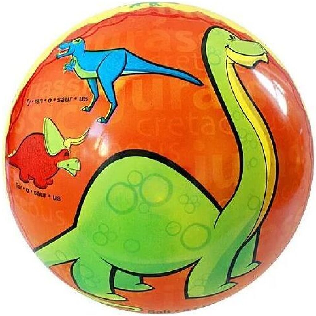 Lakkozott dínós labda - 22 cm - 1. Kép