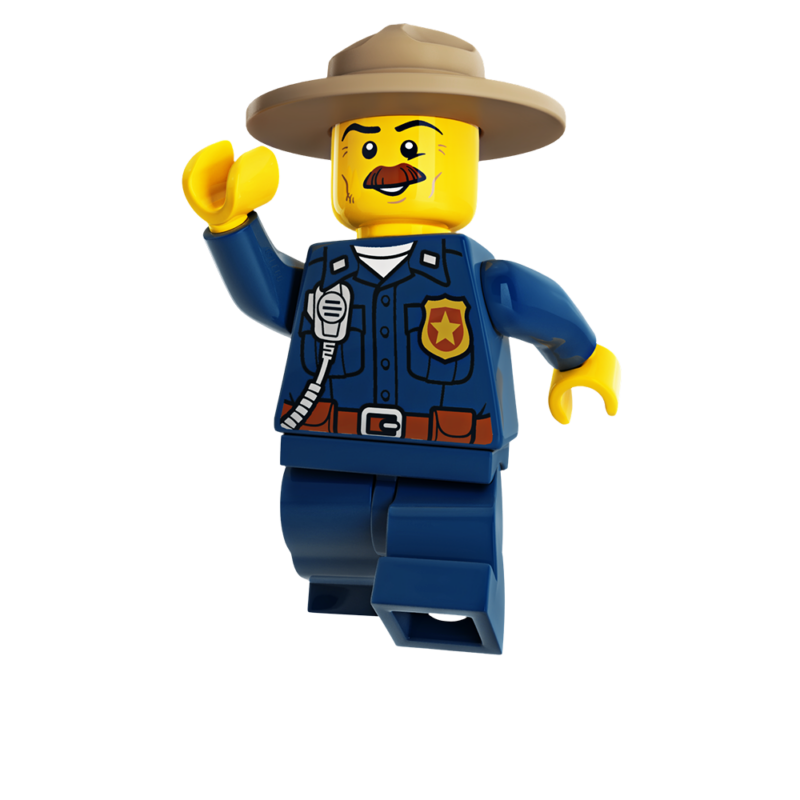 LEGO® City Police: Hegyi Rendorkapitányság 60174 - 5. Kép