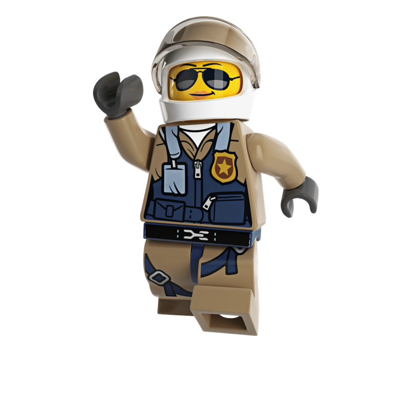 LEGO® City Police: Hegyi Rendorkapitányság 60174 - 10. Kép