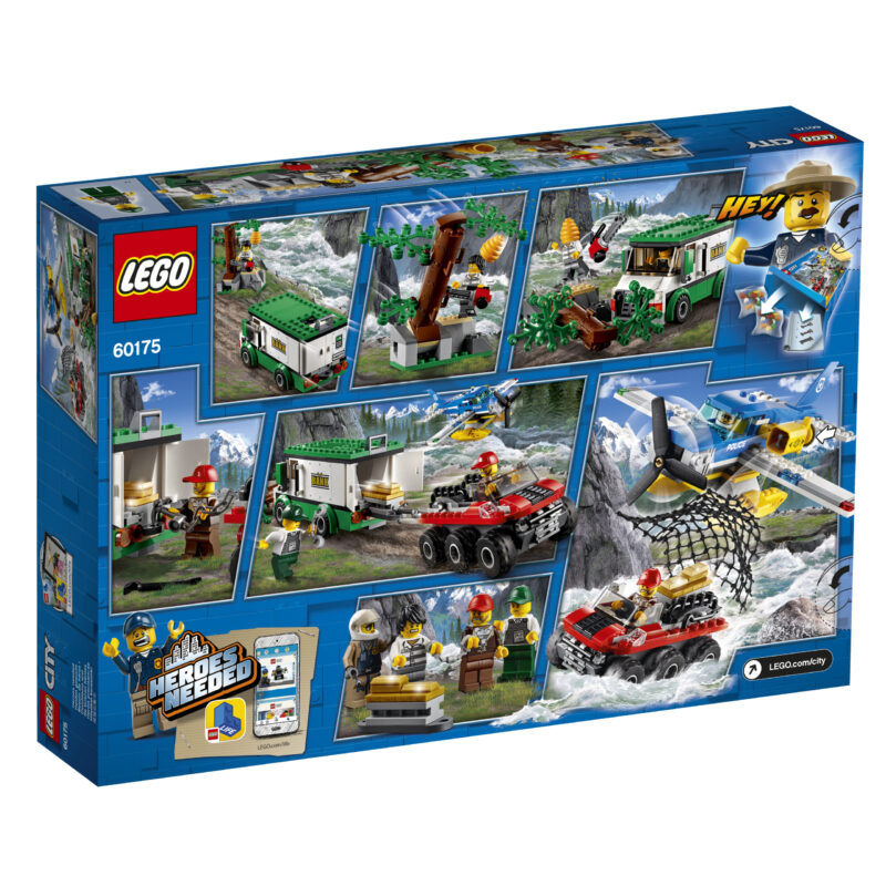 LEGO® City Police: Rablás a hegyi folyónál 60175 - 2. Kép