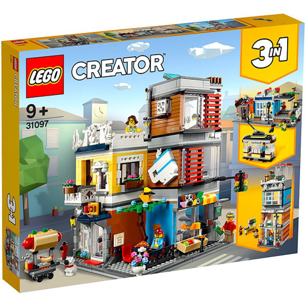 LEGO Creator: Városi kisállat kereskedés és kávézó 31097 - 1. Kép