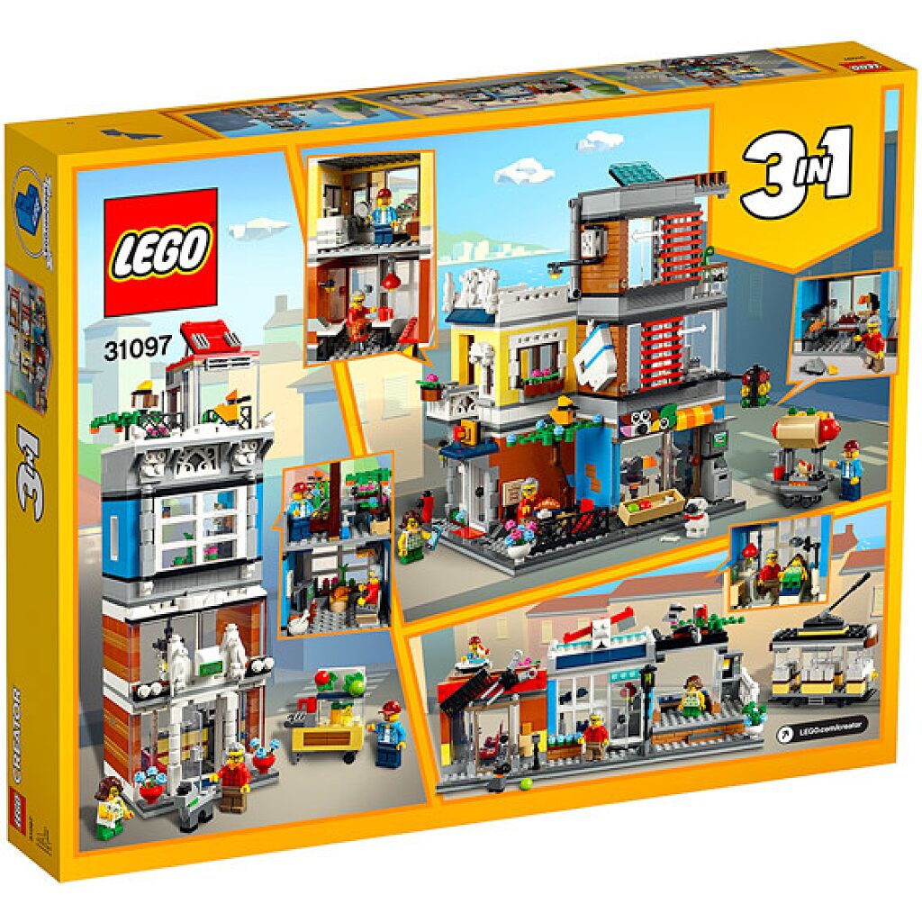 LEGO Creator: Városi kisállat kereskedés és kávézó 31097 - 3. Kép