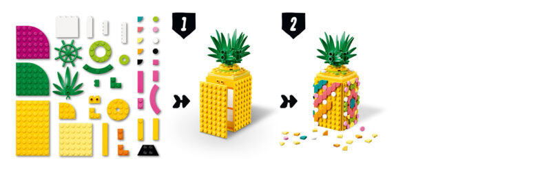 LEGO® DOTS: Ananász tolltartó 41906 - 14. Kép