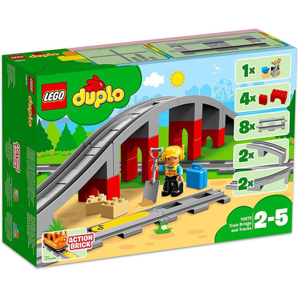 LEGO DUPLO: Vasúti híd és sínek 10872 - 1. Kép