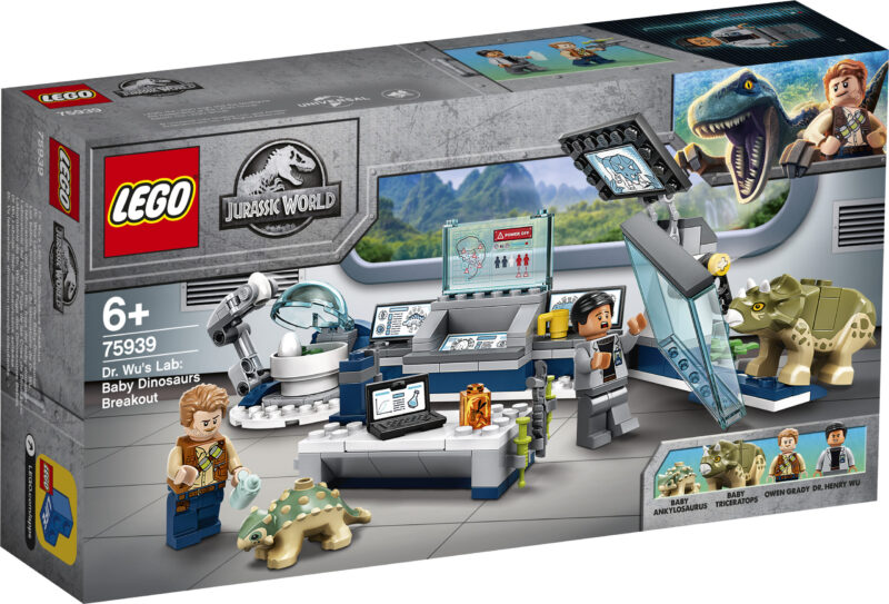 LEGO® Jurassic World: Dr. Wu laborja: Bébidinoszauruszok szökése 75939 - 1. Kép