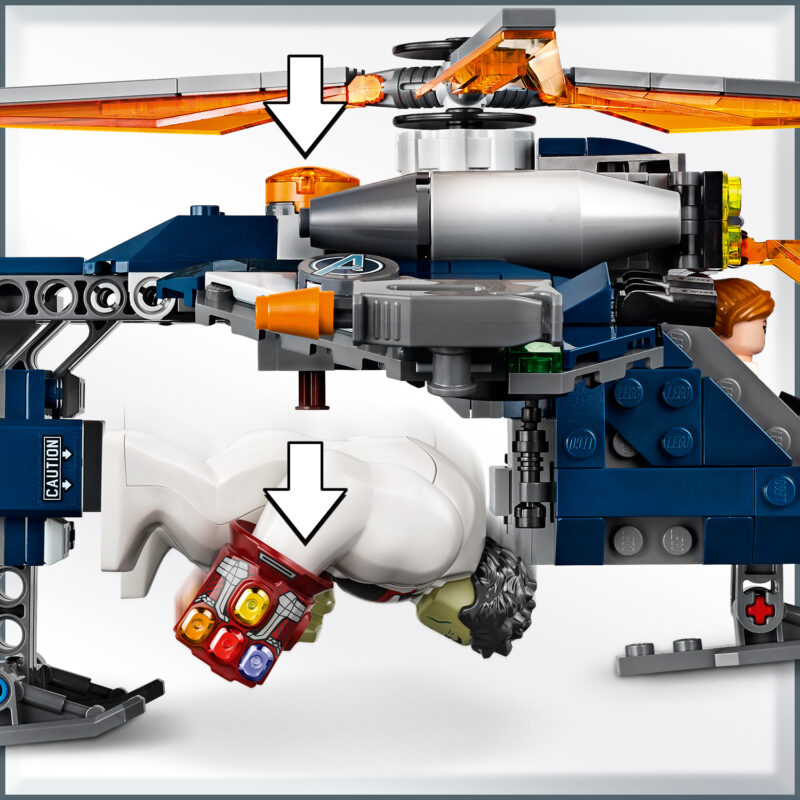 LEGO® Marvel Super Heroes: Bosszúállók Hulk helikopteres mentése 76144 - 8. Kép