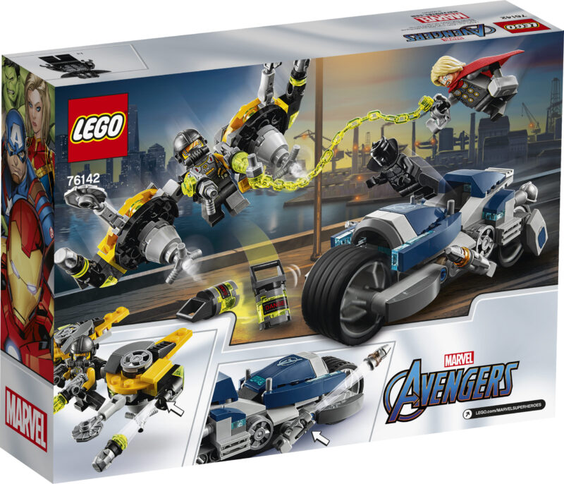 LEGO® Marvel Super Heroes: Bosszúállók Speeder biciklis támadás 76142 - 2. Kép