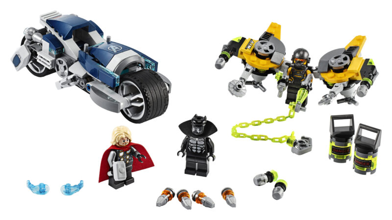 LEGO® Marvel Super Heroes: Bosszúállók Speeder biciklis támadás 76142 - 4. Kép