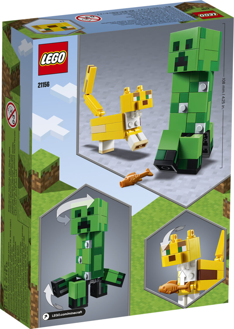 LEGO® Minecraft: BigFig Creeper és Ocelot 21156 - 2. Kép