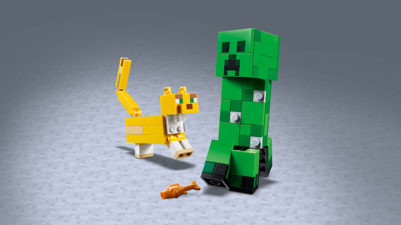 LEGO® Minecraft: BigFig Creeper és Ocelot 21156 - 4. Kép
