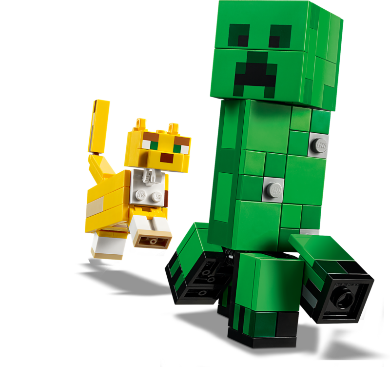 LEGO® Minecraft: BigFig Creeper és Ocelot 21156 - 7. Kép