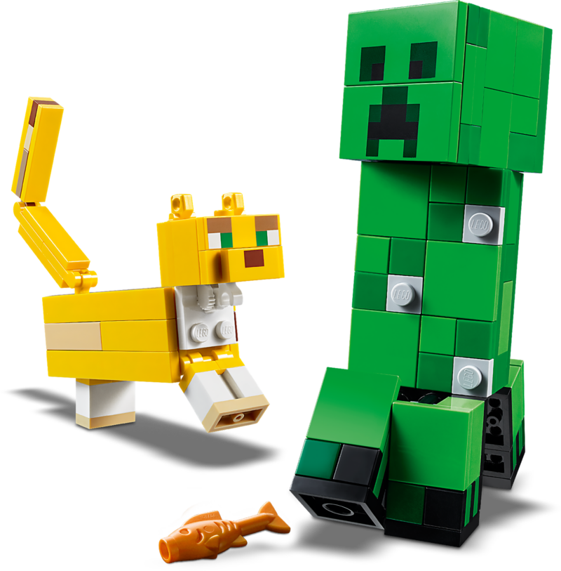 LEGO® Minecraft: BigFig Creeper és Ocelot 21156 - 8. Kép