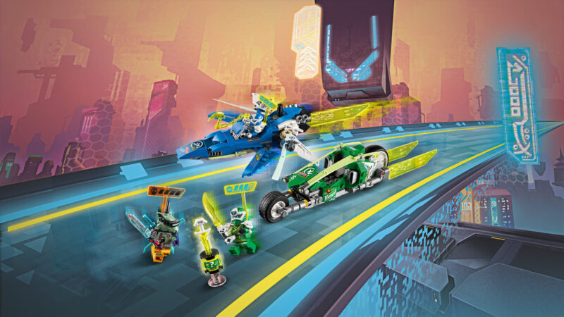 LEGO® Ninjago: Jay és Lloyd versenyjárművei 71709 - 7. Kép