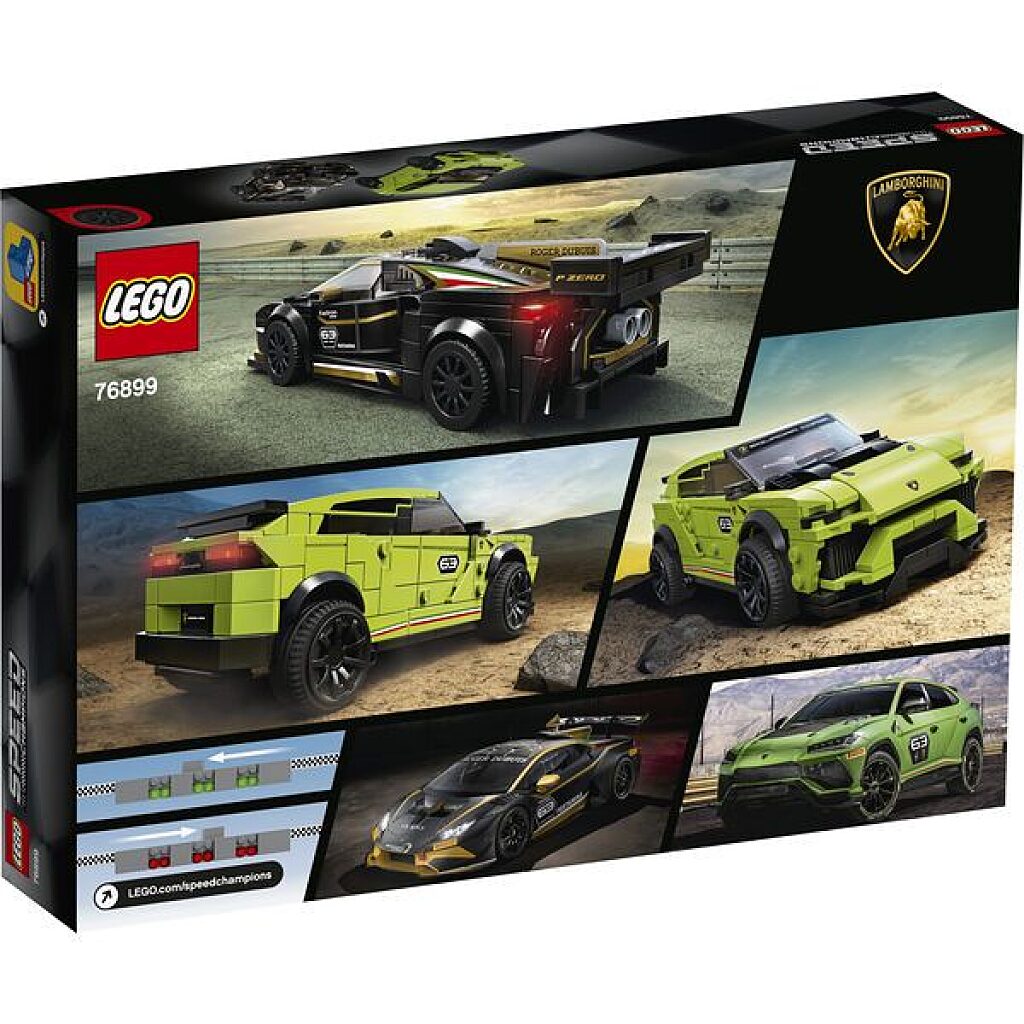LEGO Speed Champions:Lamborghini Urus ST-X & Lamborghini Huracán Super Trofeo EVO 76899 - 3. Kép