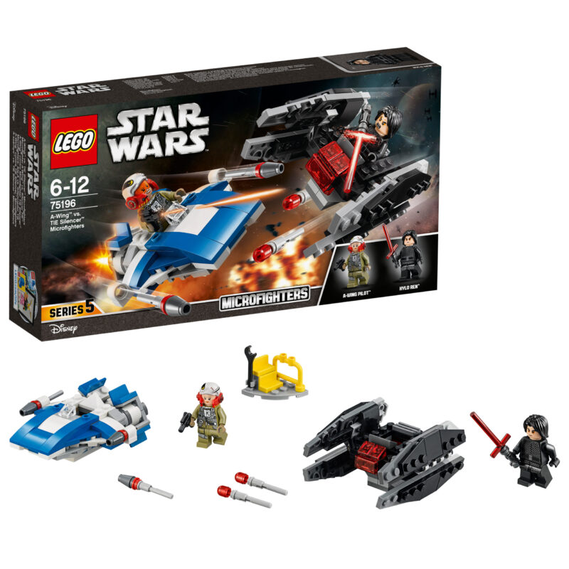 LEGO® Star Wars™: A-szárnyú™ vs. TIE Silencer™ Microfighters 75196 - 3. Kép