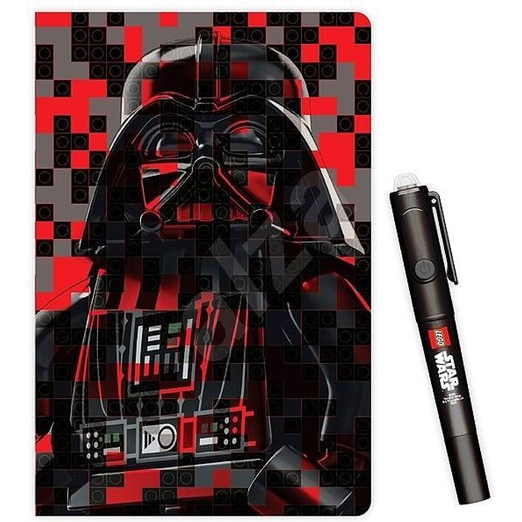LEGO Star Wars: Darth Vader jegyzetfüzet láthatatlanul író tollal 52224 - 1. Kép