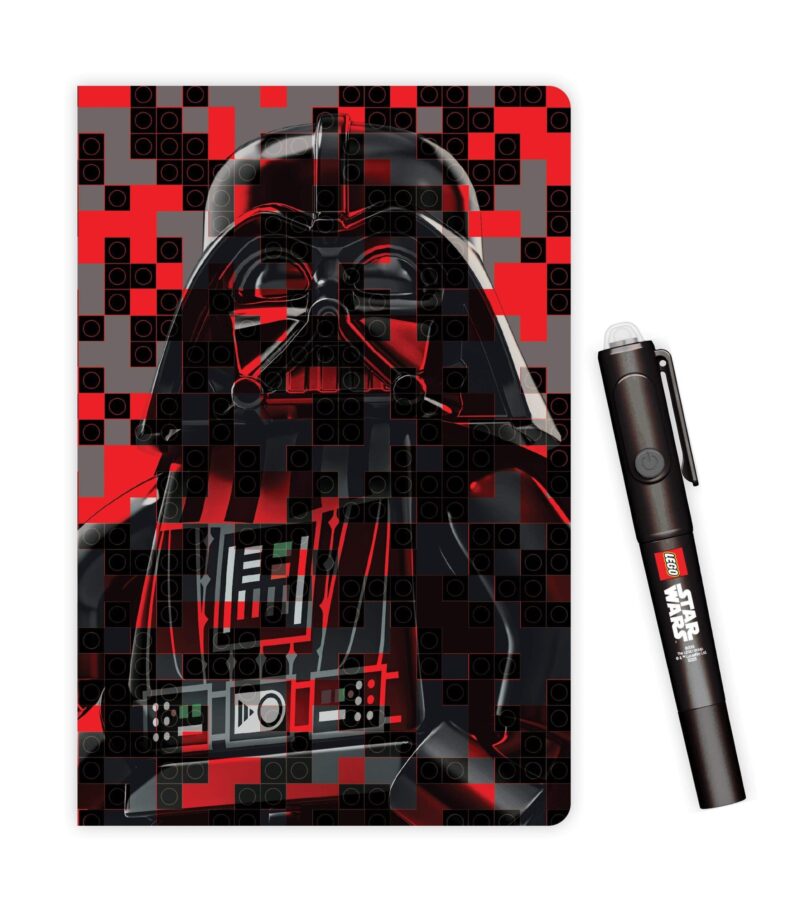 LEGO Star Wars: Darth Vader jegyzetfüzet láthatatlanul író tollal 52224 - 5. Kép