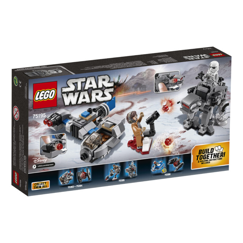 LEGO® Star Wars™: Ski Speeder™ vs. Elso Rendi Lépegeto™ Microfighters 75195 - 2. Kép