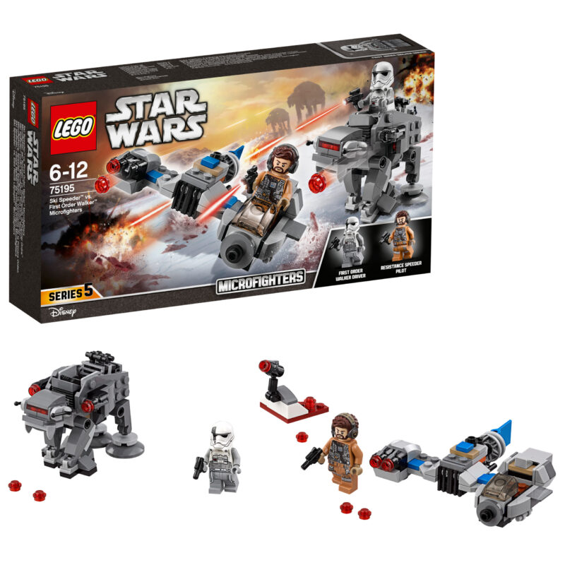 LEGO® Star Wars™: Ski Speeder™ vs. Elso Rendi Lépegeto™ Microfighters 75195 - 3. Kép