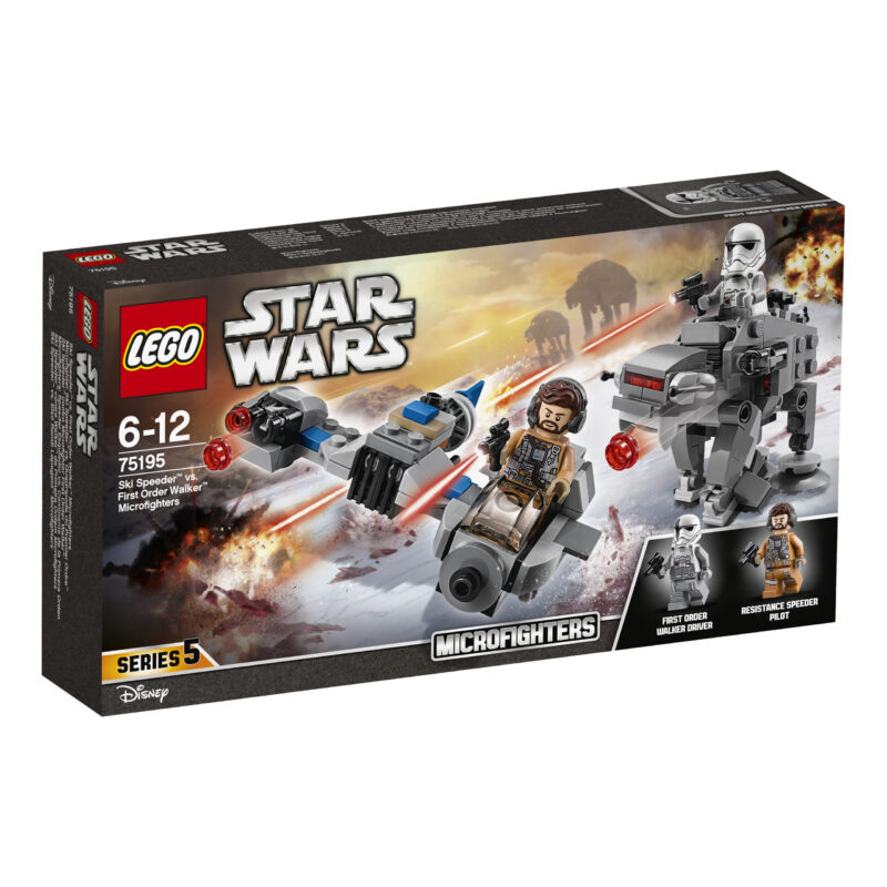 LEGO® Star Wars™: Ski Speeder™ vs. Elso Rendi Lépegeto™ Microfighters 75195 - 1. Kép