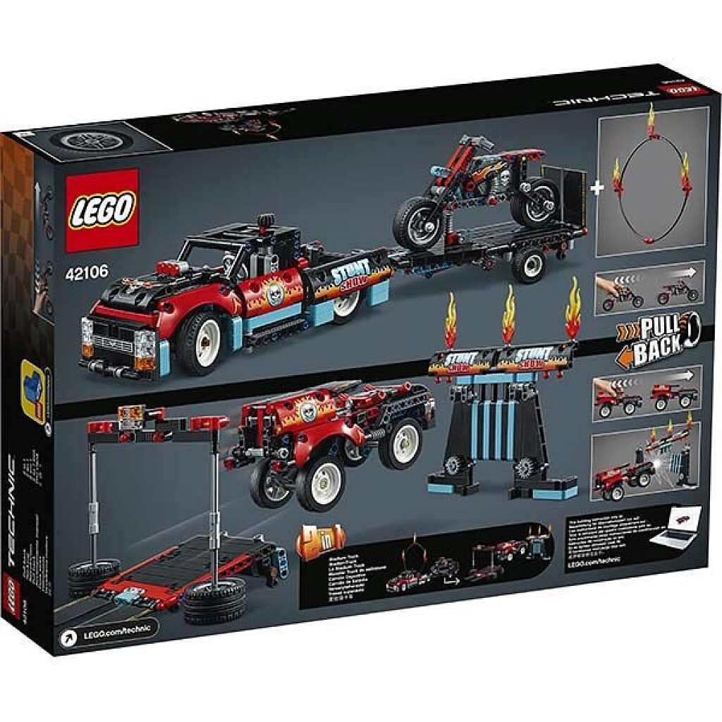 Lego Technic 42106: Kaszkadőr teherautó és motor - 3. Kép