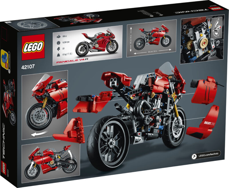 LEGO® Technic: Ducati Panigale V4 R 42107 - 2. Kép