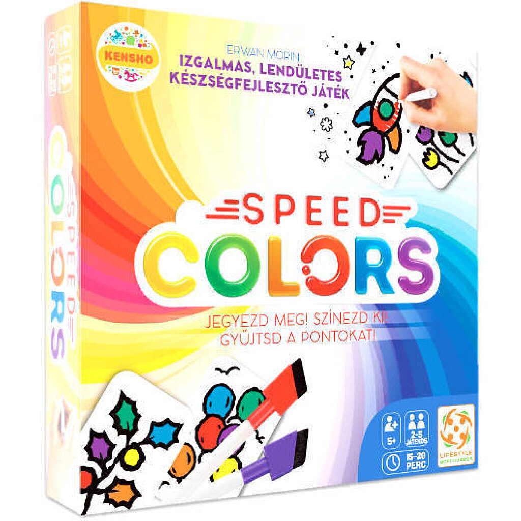 Lifestyle: Speed Colors társasjáték - 1. Kép