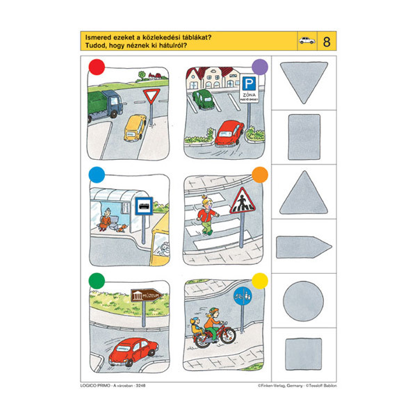 Logico Primo feladatkártyák - A városban - 3. Kép