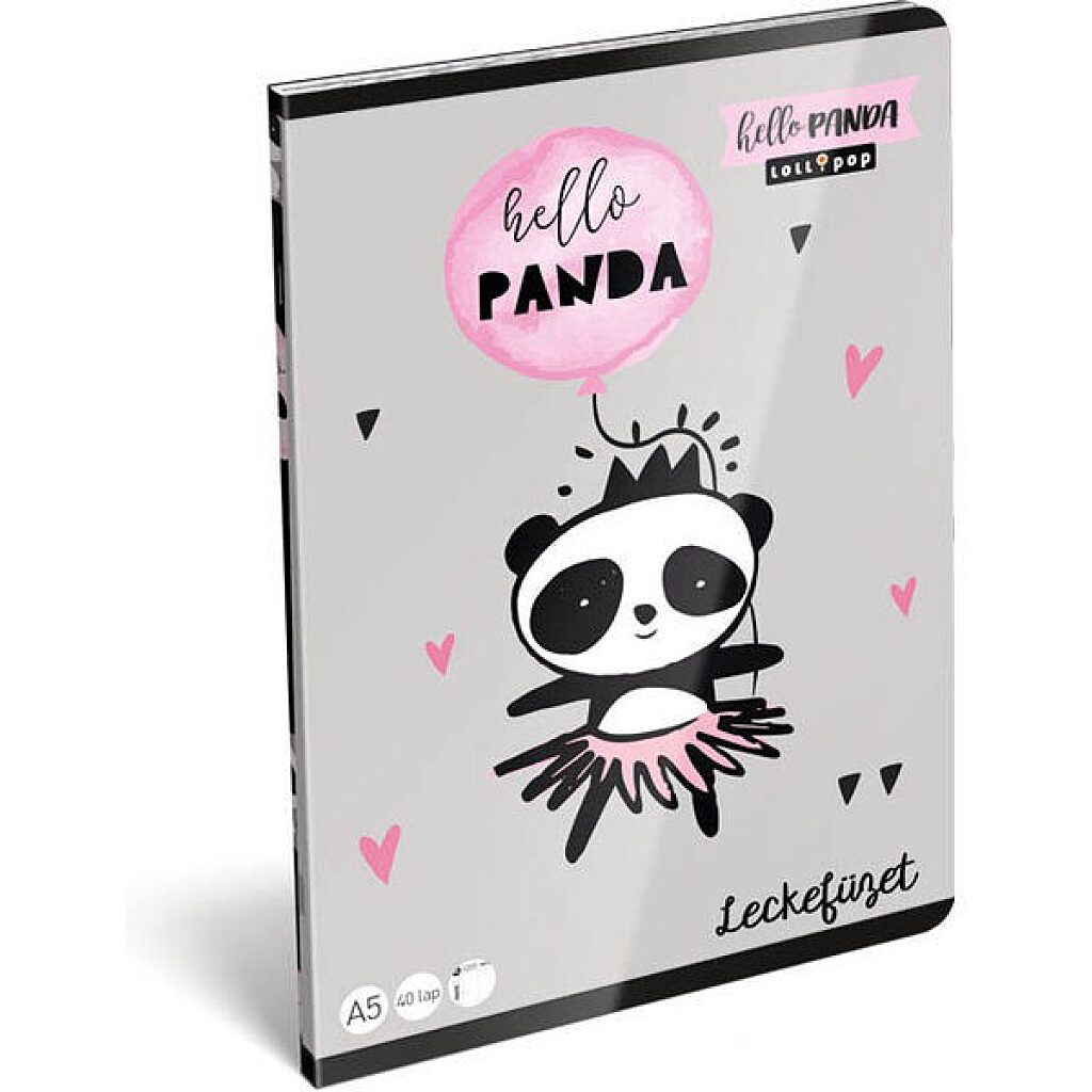 Lollipop: Hello Panda A5 leckefüzet - 1. Kép
