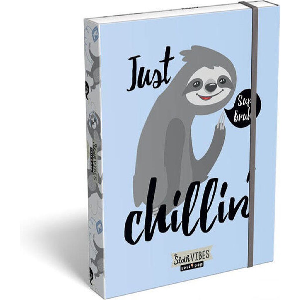 Lollipop: Sloth Vibes A5 füzetbox - 1. Kép