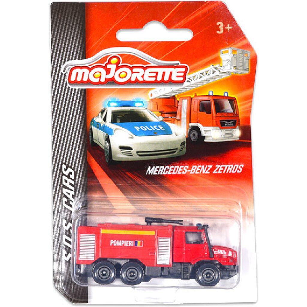 Majorette: Mercedes-Benz tűzoltóautó - román feliratos - 2. Kép