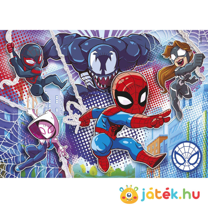 Marvel: Szuperhősök 4 az 1-ben puzzle 3. kirakott képe - 2x20, 2x60 db - Clementoni Super Hero Adventures 24769