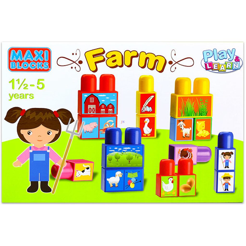 Maxi Blocks: Farm fejlesztő építőjáték - 2. Kép