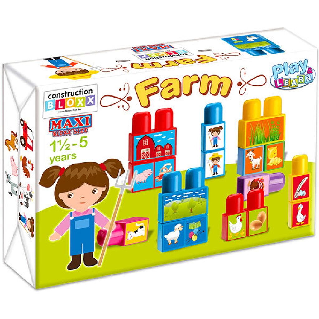 Maxi Blocks: Farm fejlesztő építőjáték - 1. Kép