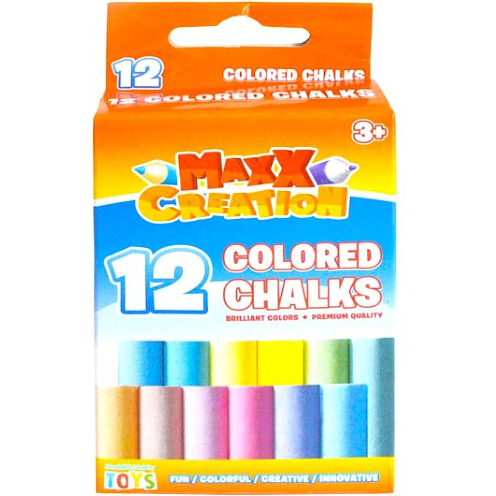 MaxxCreation: 12 darabos táblakréta - színes - 4. Kép