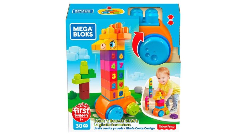 Mega Bloks számoló zsiráf - 1. Kép