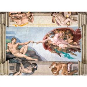 Michelangelo - Ádám teremtése 1000 db-os puzzle - Clementoni Museum Collection - 3. Kép