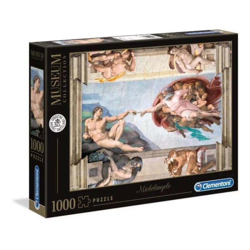 Michelangelo - Ádám teremtése 1000 db-os puzzle - Clementoni Museum Collection - 4. Kép