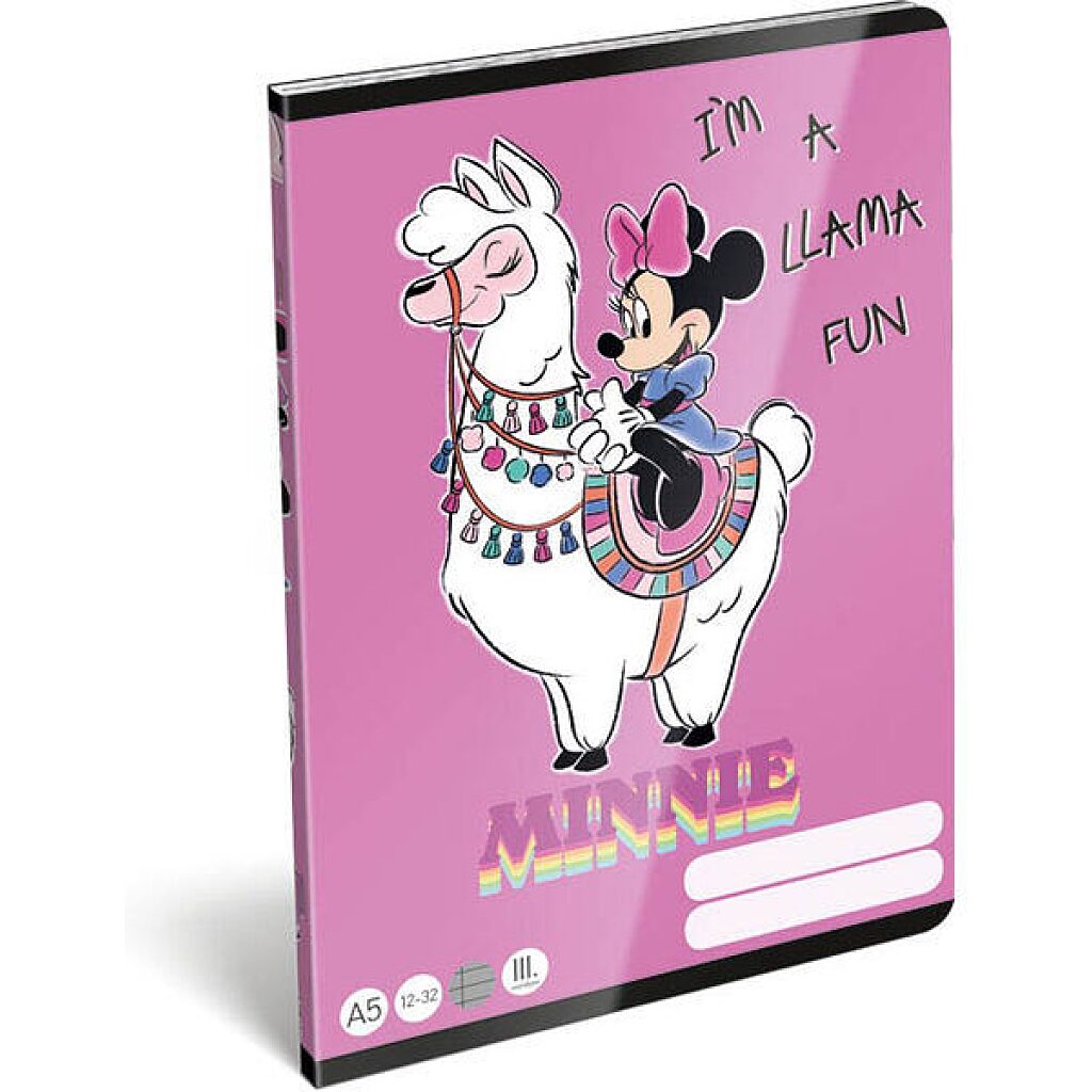 Minnie: Lama A5 3. osztályos füzet - 1. Kép