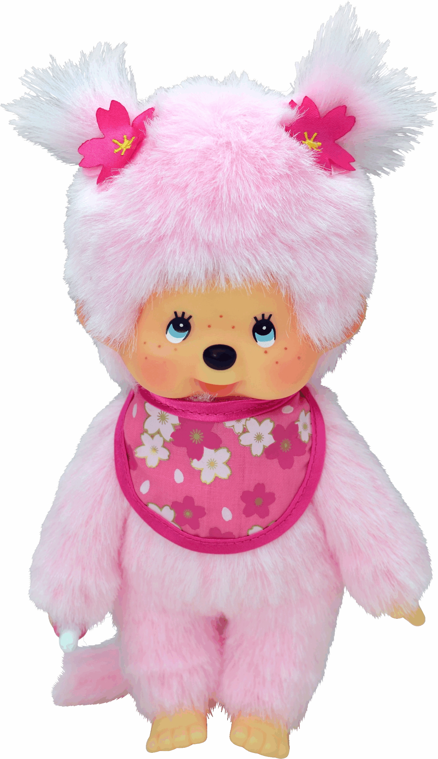 Monchhichi: cseresznyevirág lány plüssfigura - 20 cm - 6. Kép