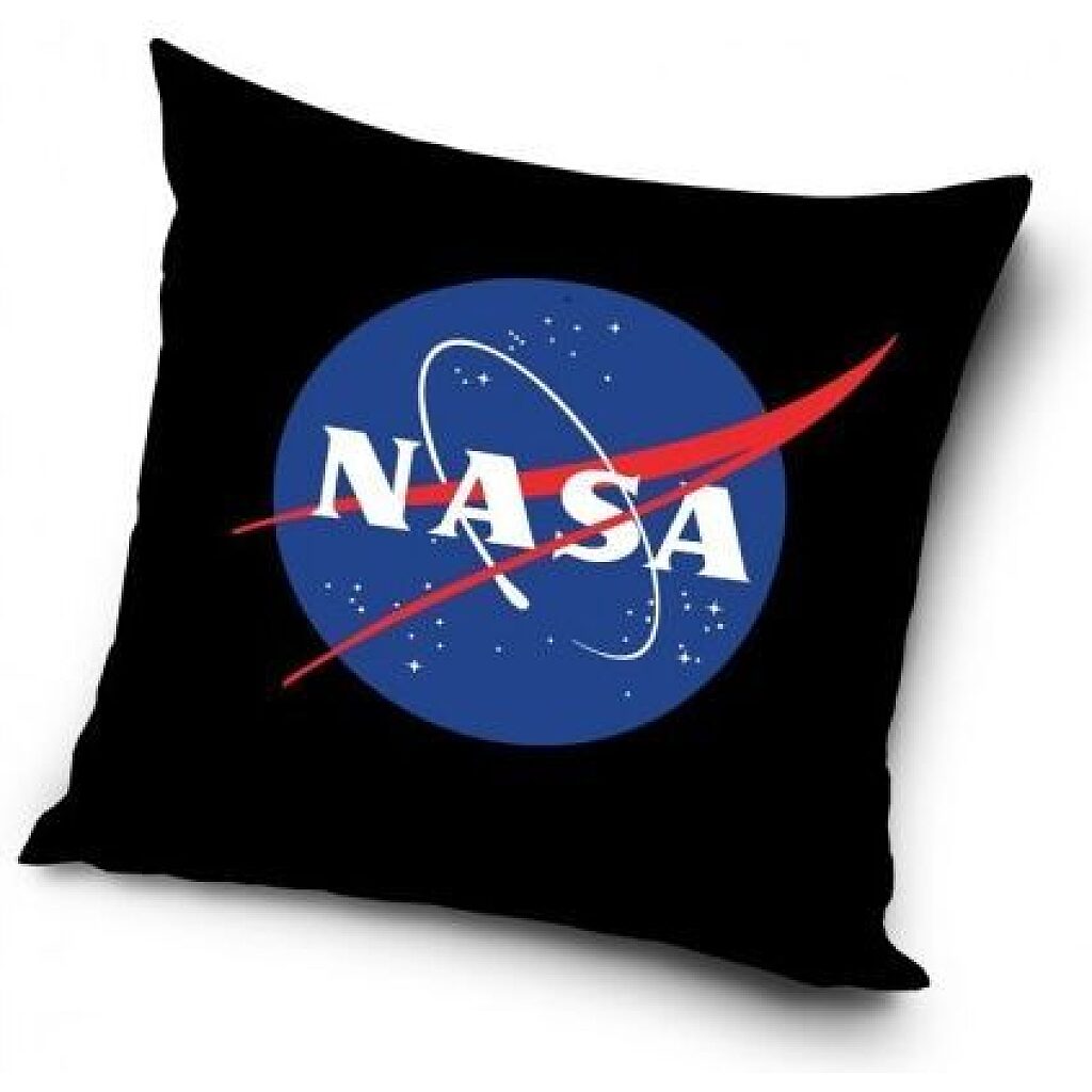 NASA feliratú párnahuzat - fekete színű 40 x 40cm - 1. Kép