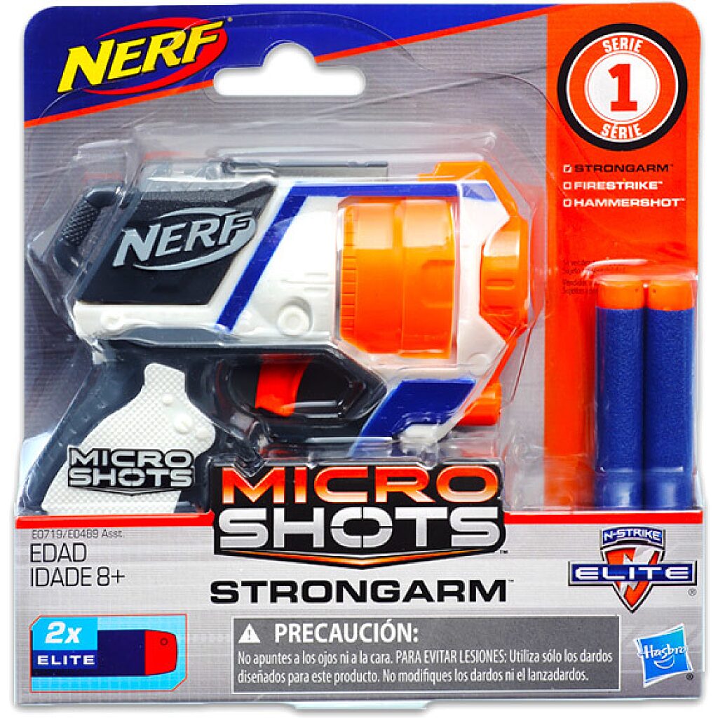 NERF: Microshots Strongarm szivacslövő pisztoly - 1. Kép
