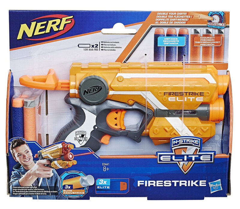 NERF N-Strike Elite: Firestrike szivacslövő pisztoly - több színben - 4. Kép