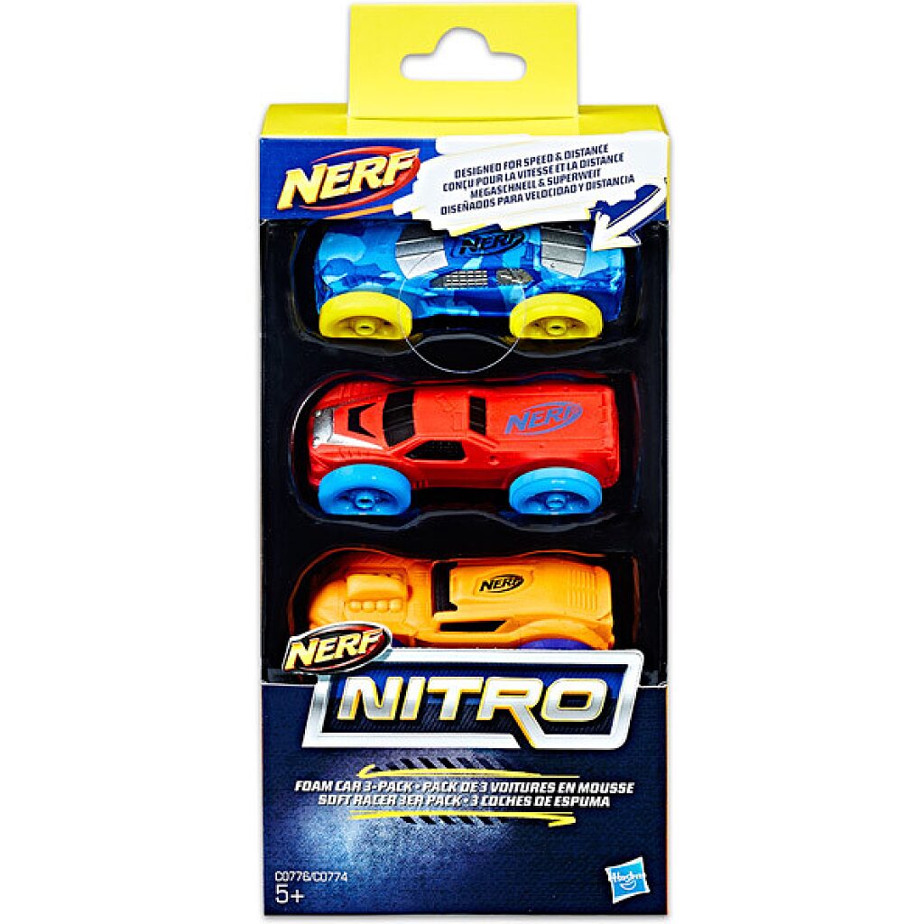 Nerf Nitro - 3 darabos kisautó szett - többféle - 1. Kép