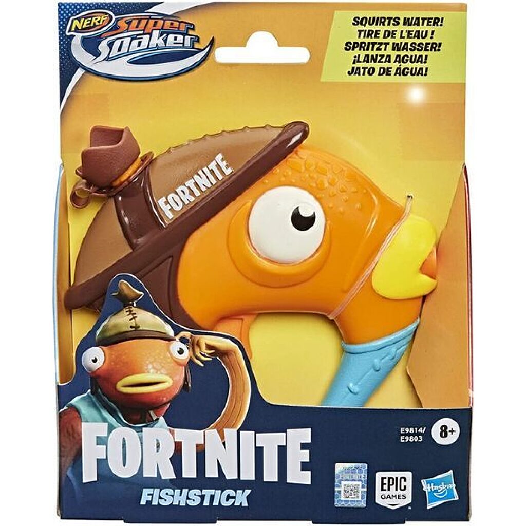 NERF: Super Soaker Fortnite Fishstick vízipisztoly - 1. Kép