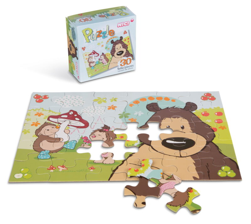 Nici Puzzle Grizzly és Sünik - 2. Kép