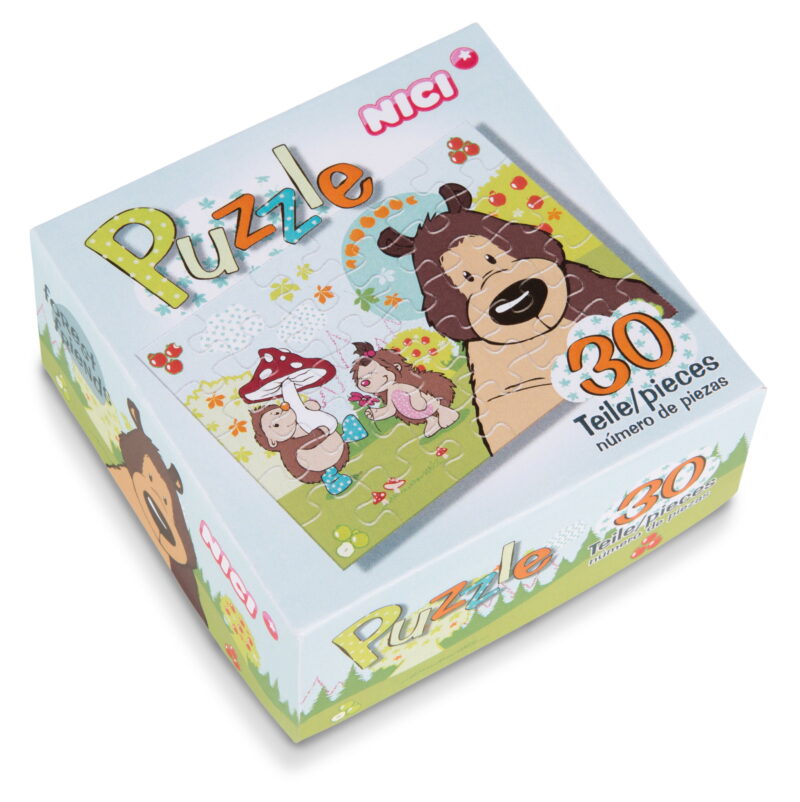 Nici Puzzle Grizzly és Sünik - 1. Kép