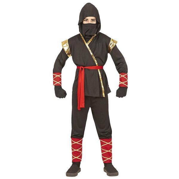 Ninja jelmez arcmaszkkal - 158cm - 1. Kép