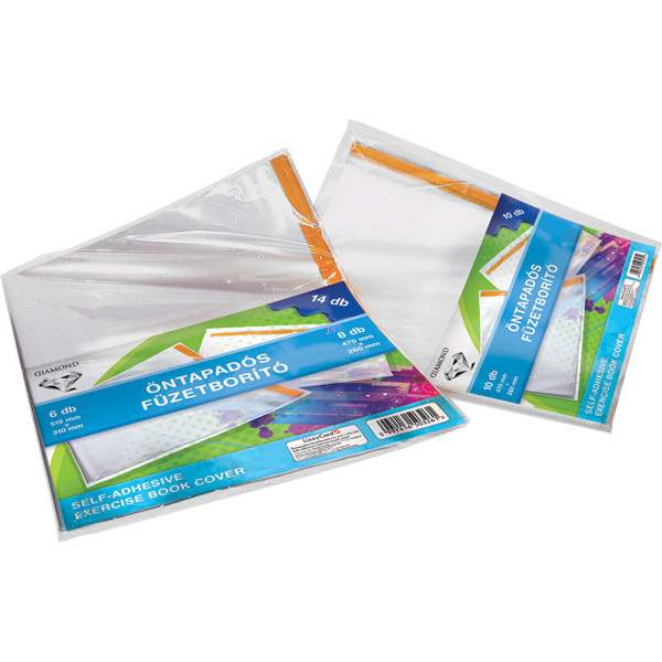 Öntapadós füzetborító - vegyes méret - 14 db - 1. Kép